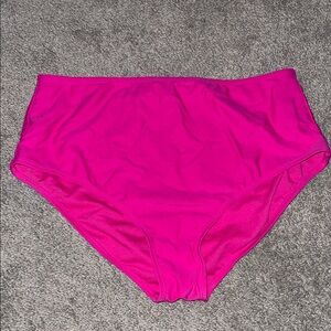 Shade & Shore Women's Bright Pink Bikini Bottom